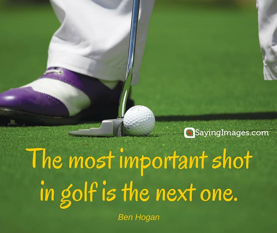 30 Fun and Motivating Golf Quotes | SayingImages.com