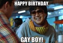 Colorful Happy Birthday Memes For Your Gay Friend Sayingimages