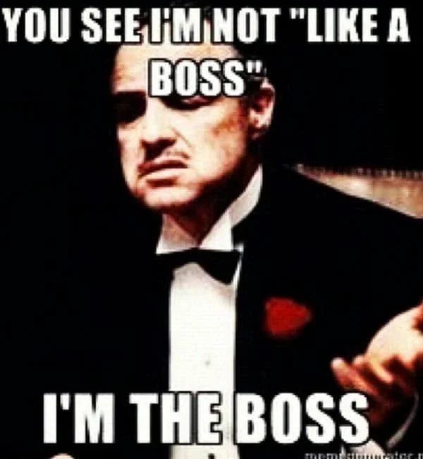 godfather like a boss meme