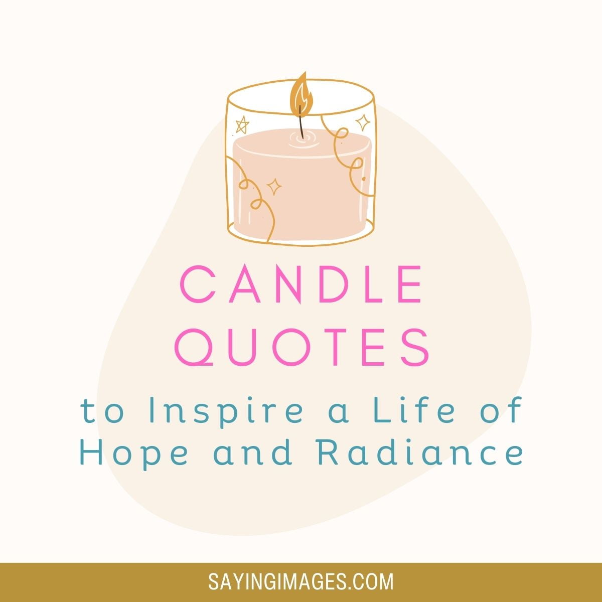 Don't curse the darkness, light a candle. – Radiance Gifts