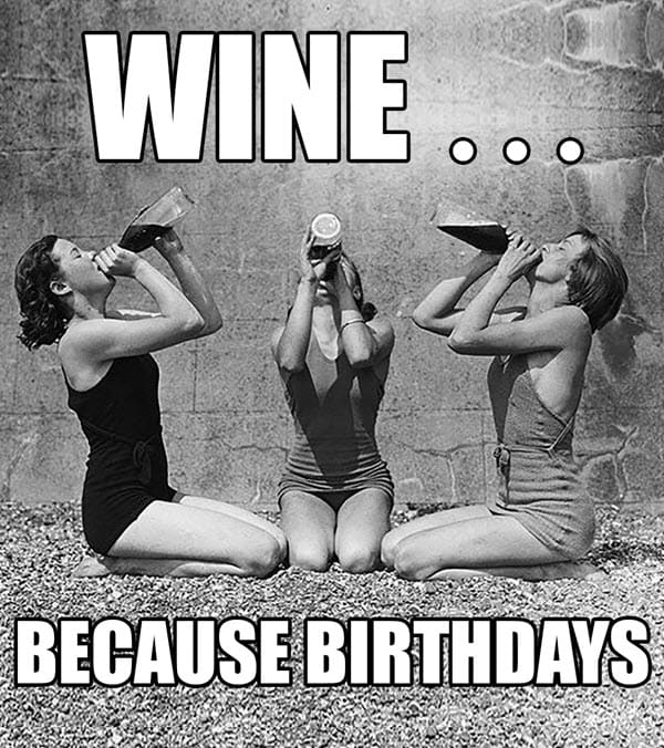 30 Happy Birthday Wine Memes To Help You Celebrate 