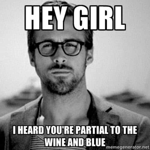 happy birthday wine hey girl meme