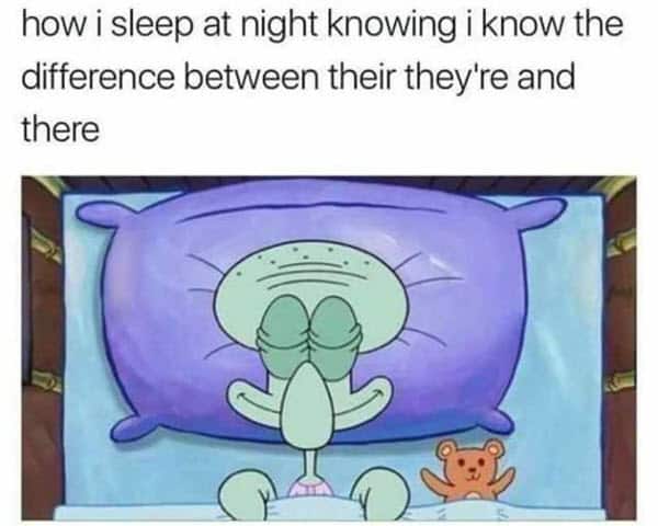 how i sleep knowing difference meme