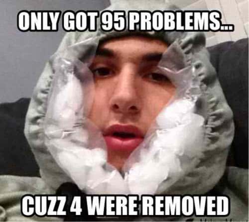 wisdom teeth one problem meme