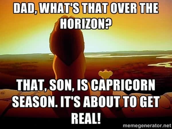 capricorn dad meme