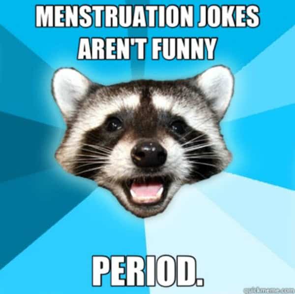 funny period menstruation jokes memes