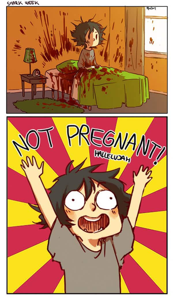 funny period not pregnant memes