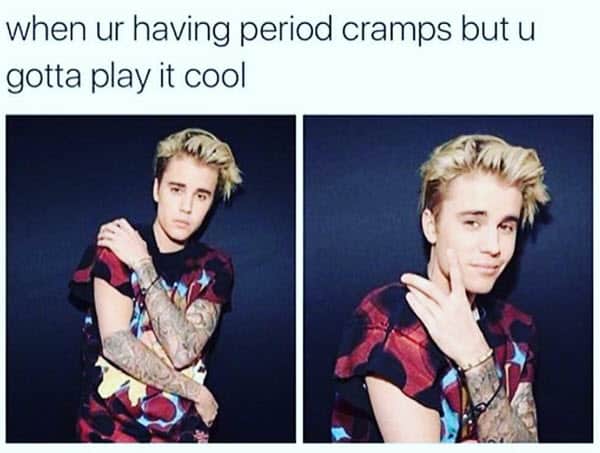 funny period play it cool memes