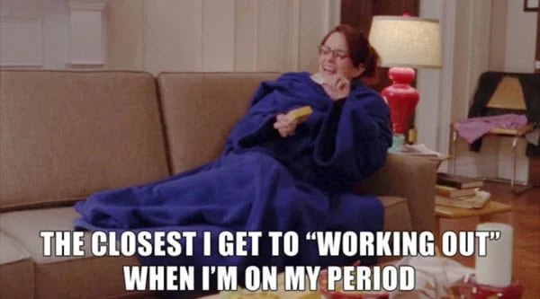 funny period working out memes