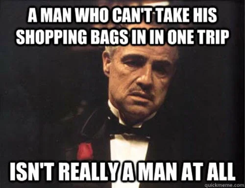 godfather shopping bags meme