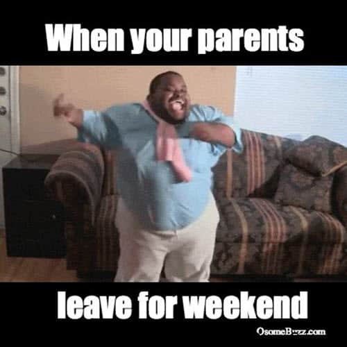 happy dance parents meme