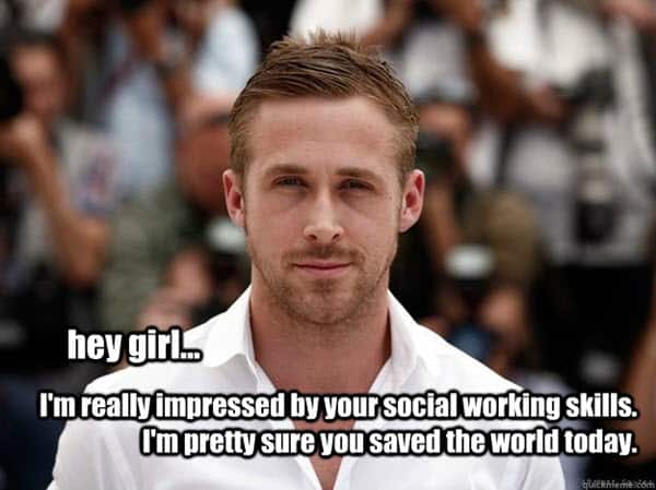 social work hey girl meme