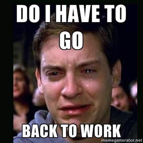 sunday night go back to work meme