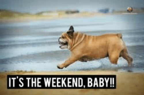 baby its the weekend meme