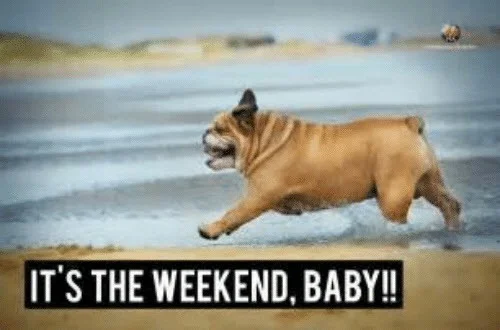 baby its the weekend meme