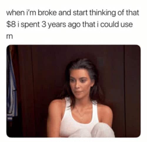 broke right now meme