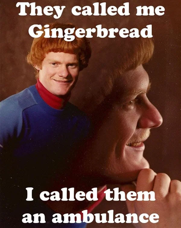 ginger gingerbread meme