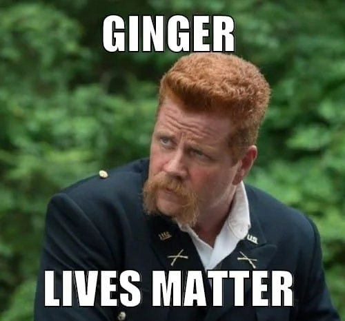 ginger lives matter meme
