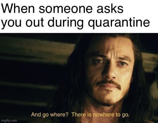 dating quarantine memes