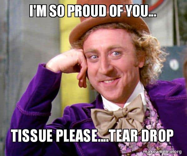 proud of you tissue please meme