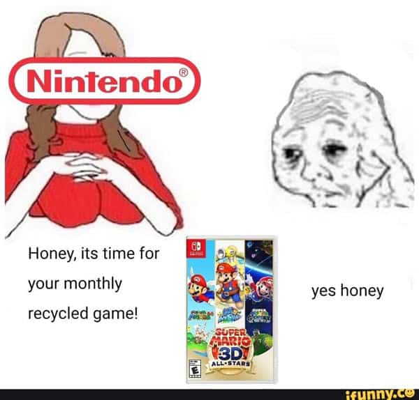 yes honey nintendo meme