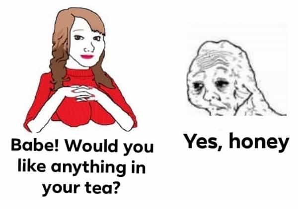 yes honey tea meme