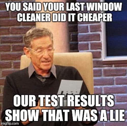cleaning window cleaner meme