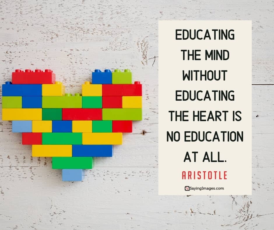 education heart quotes