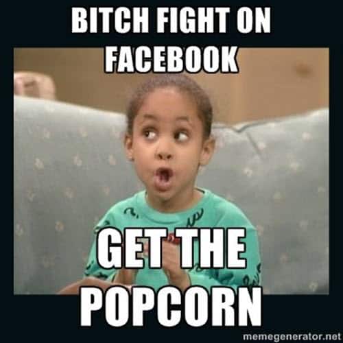 popcorn facebook fight meme