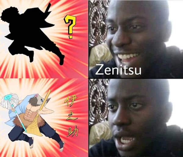 demon slayer memes zenitsu