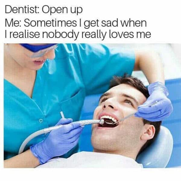 dentist open up meme