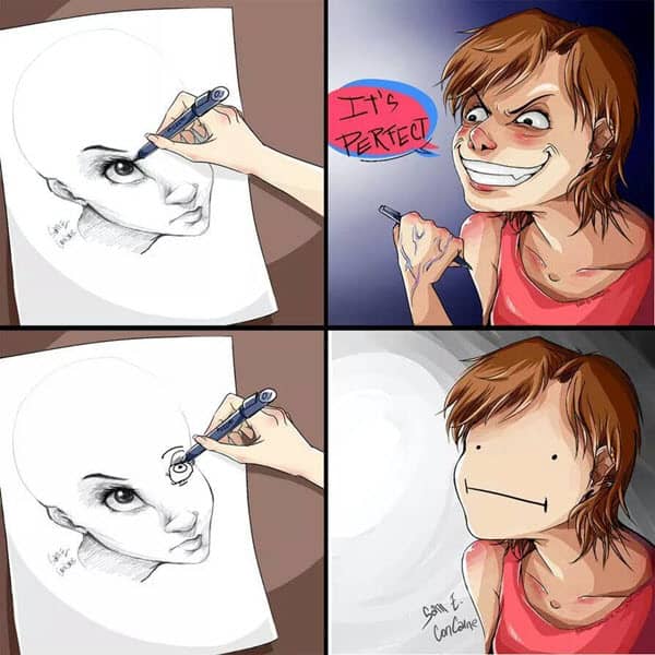 drawing its perfect meme