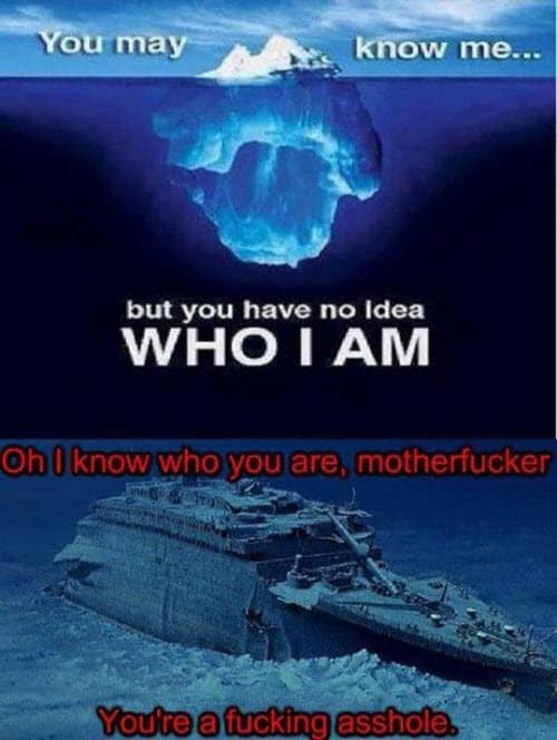 titanic you may know me meme