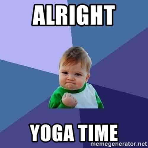 yoga alright memes