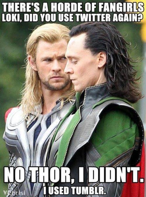 avengers horde of fan girls meme