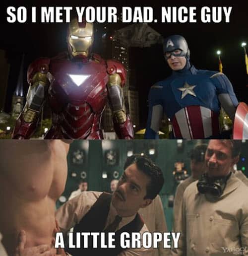 avengers i met your dad meme