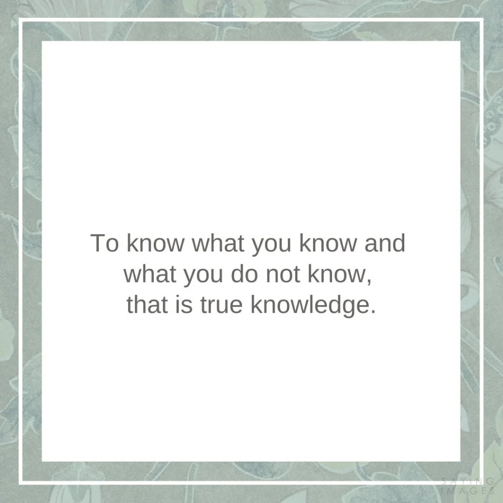 confucius knowledge quotes