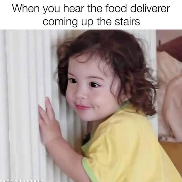 food delivery hear memes