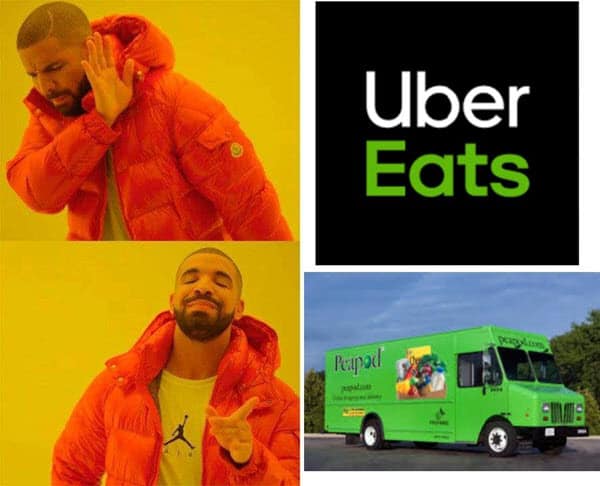 food delivery memes uber eats