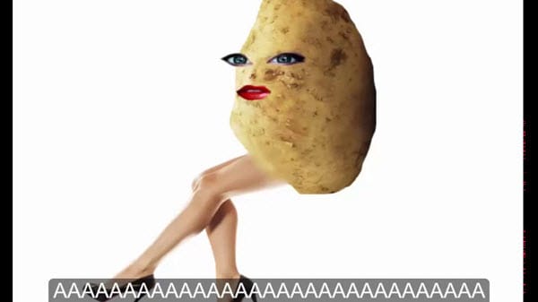 potato legs meme