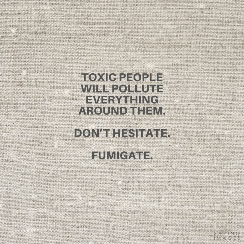 toxic friends fumigate quotes