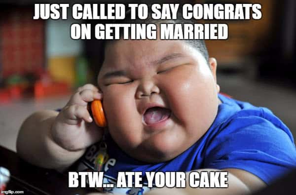 wedding congratulations meme