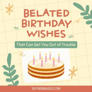 30 Belated Birthday Wishes That Can Get You Out of Trouble ...