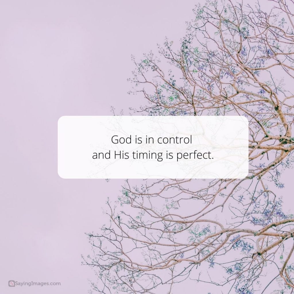 god is in control quote
