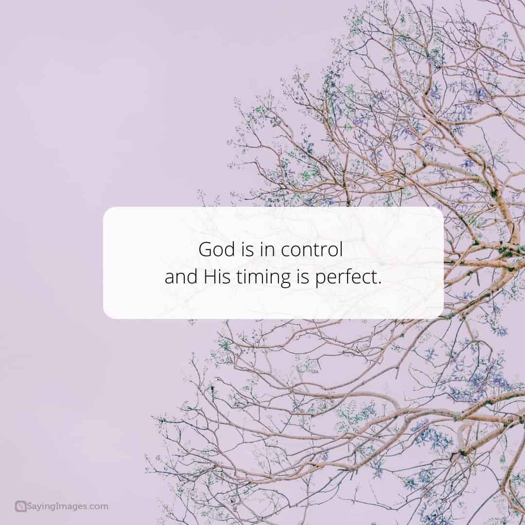 god is in control quote