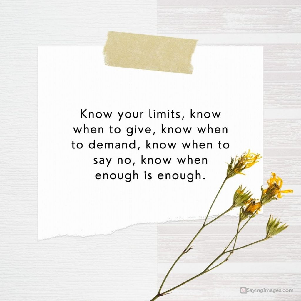 know when enough is enough quotes