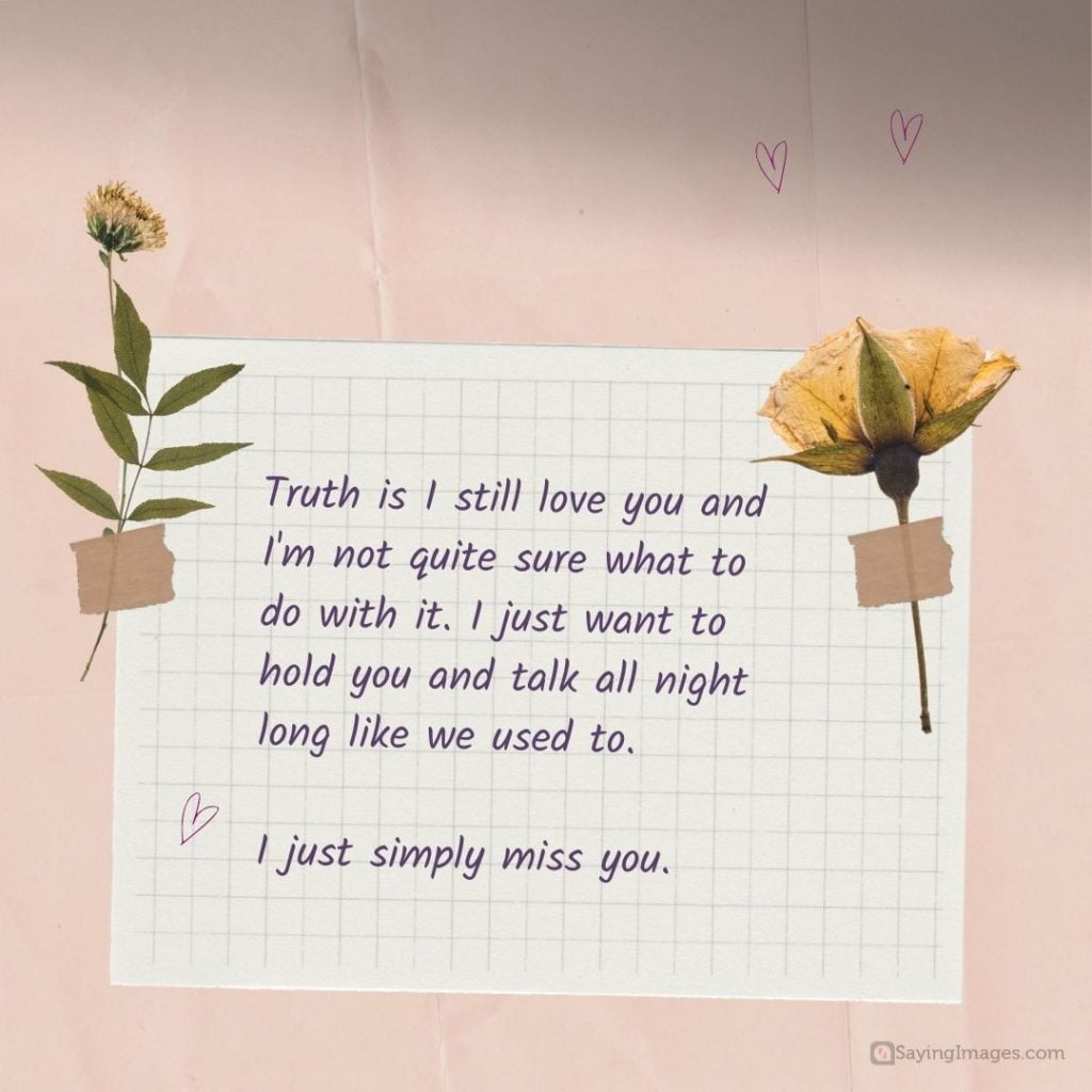 i still love you i miss you quotes