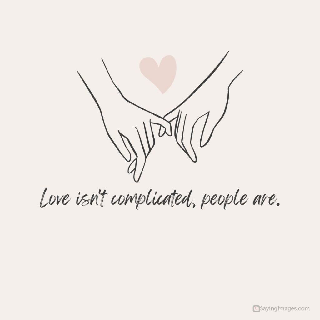 love isnt complicated quotes