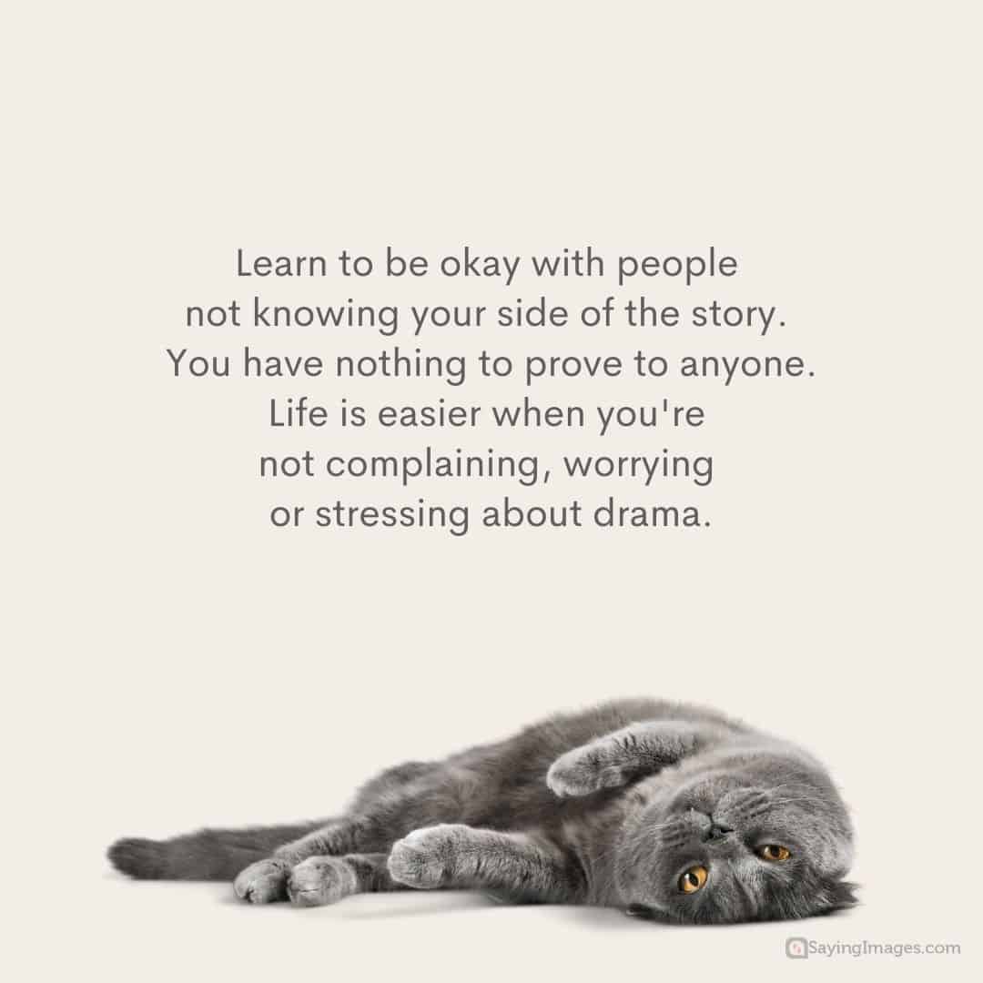 Learn to be okey with people quote
