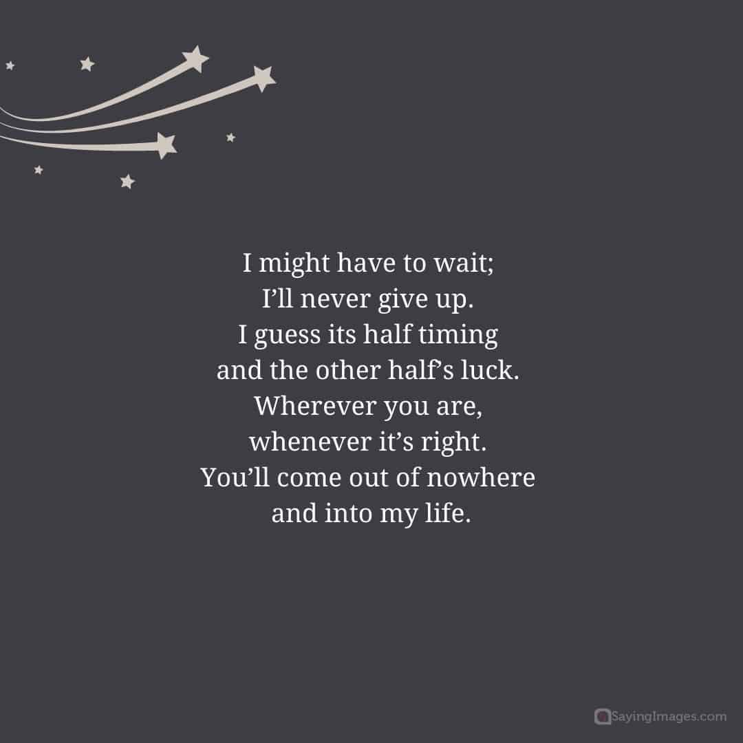 waiting for you my love quotes